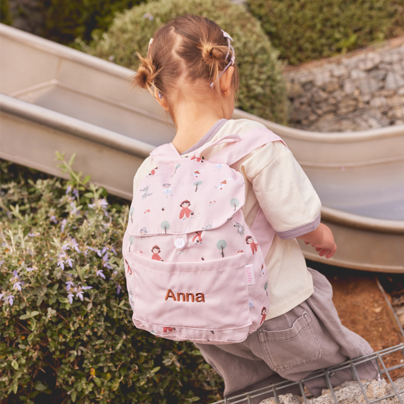 Mochila Pequeña Tela The Three Little Pigs