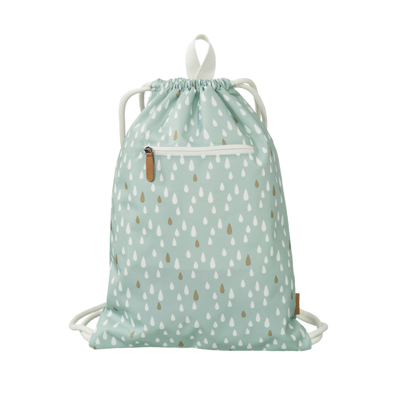 Mochila Saco Gotas Azul