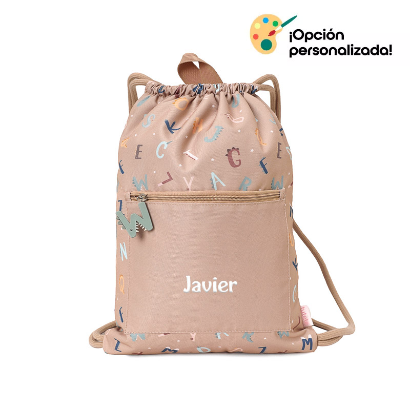 Mochila Saco Impermeable Funny Letters