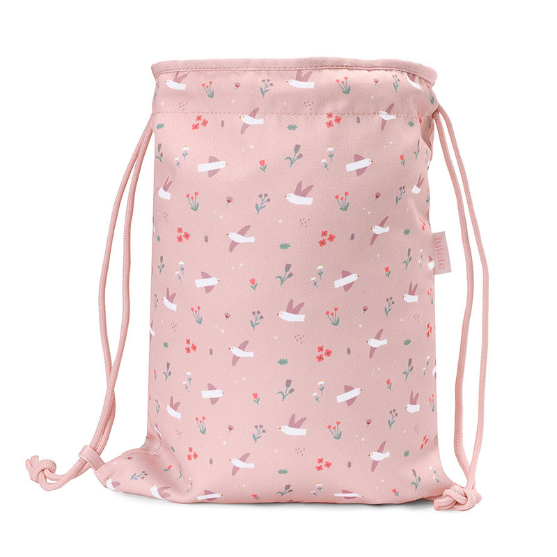 Mochila saco tela Blossom Birds
