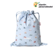 Mochila Saco Tela City Cars