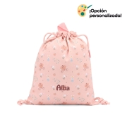 Mochila saco tela Mouse Fairies