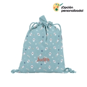 Mochila saco tela Pandas in Space