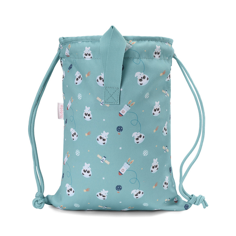 Mochila saco tela Pandas in Space