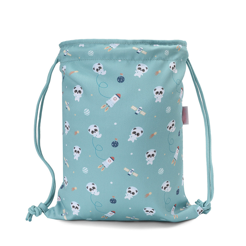 Mochila saco tela Pandas in Space