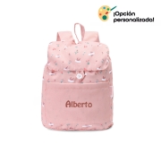Mochila tela pequeña Blossom Birds