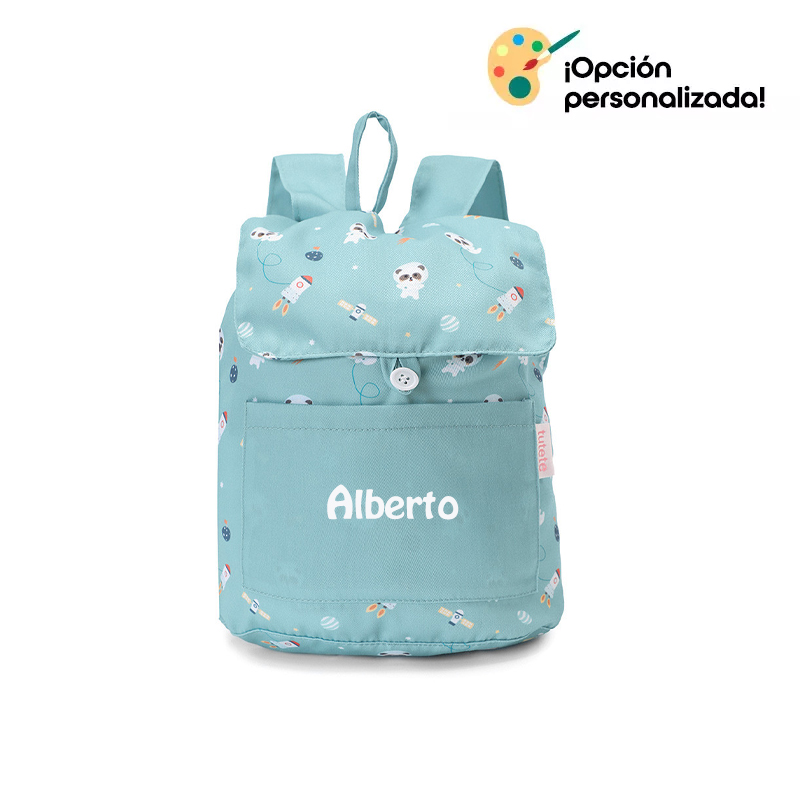Mochila tela pequeña Pandas in Space