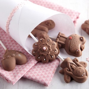 Molde Piruletas de Chocolate: Hadas