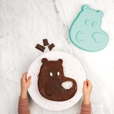 Molde bolo esponjoso Urso César Molde bolo esponjoso Urso César