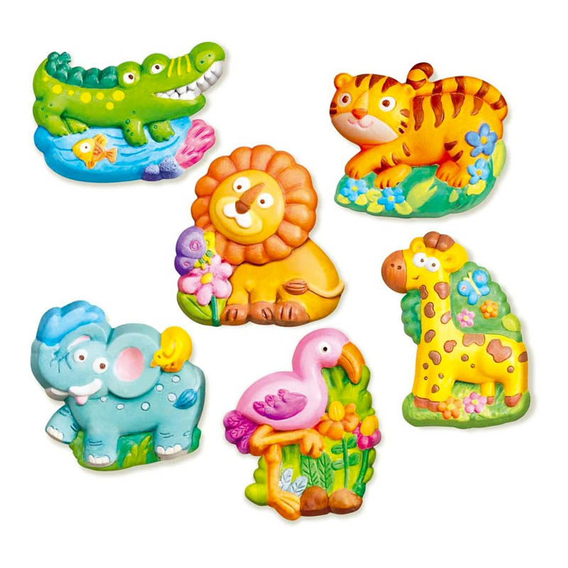 Moldea y pinta Animales del Zoo