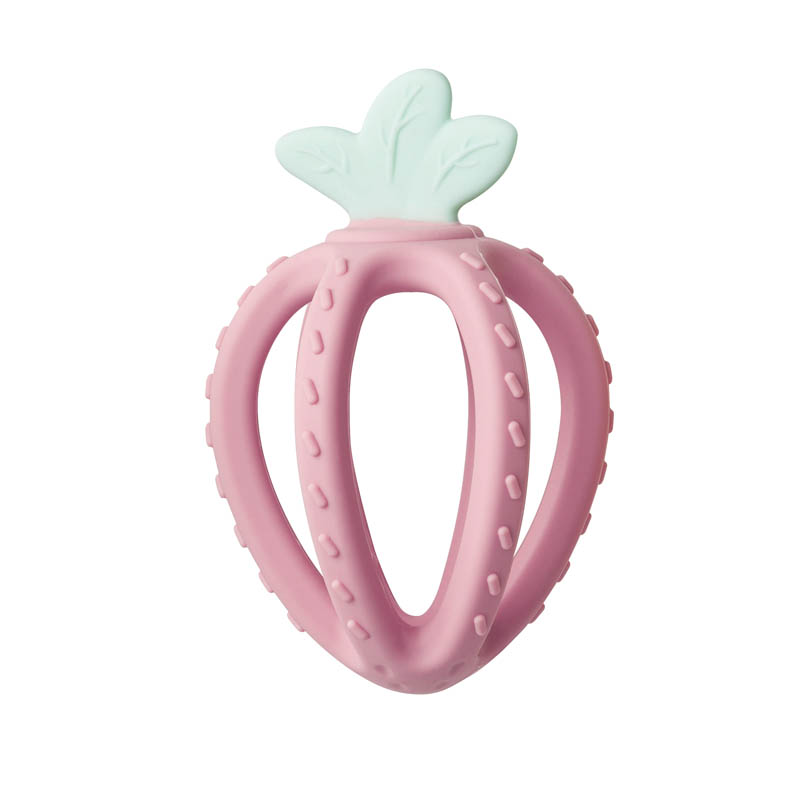 Mordedor de Silicona Fresh Fruit Rosa