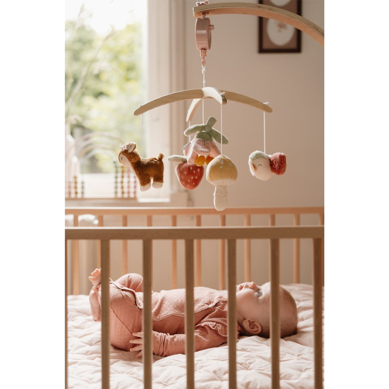 Móvil Musical de Madera Fairy Garden