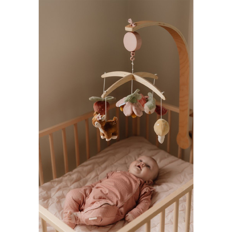Móvil Musical de Madera Fairy Garden