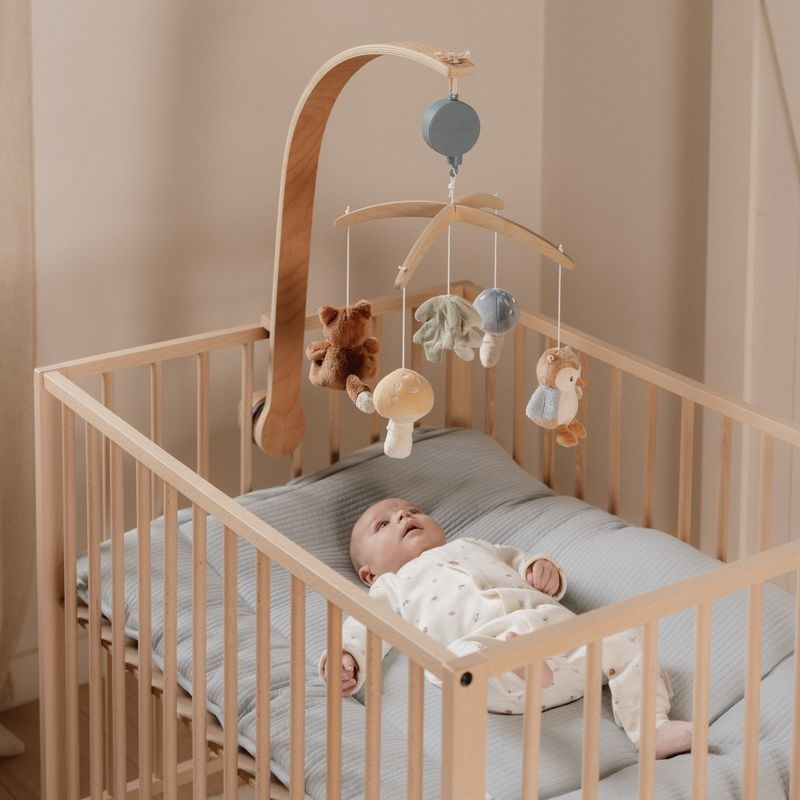 Móvil Musical de Madera Forest Friends