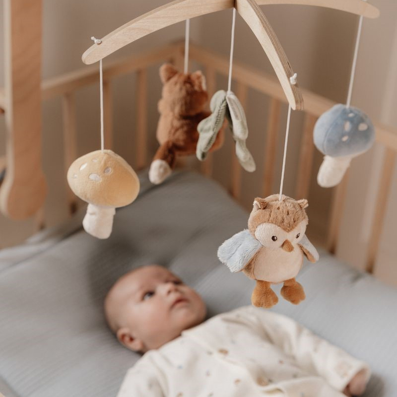 Móvil Musical de Madera Forest Friends