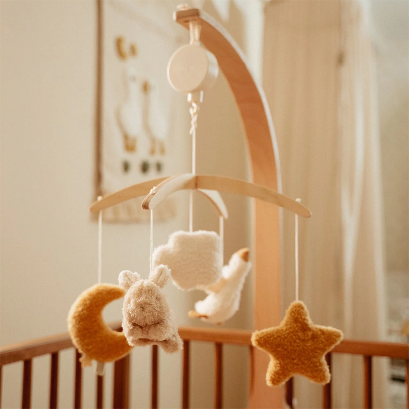 Móvil Musical Madera Newborn Naturals
