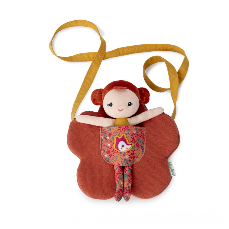 Boneca Adèle com Bolsa Flor