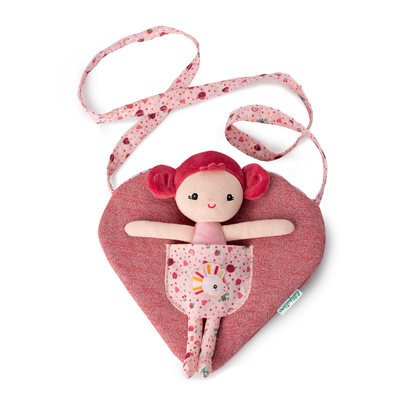 Muñeca Aline con Bolso Corazón