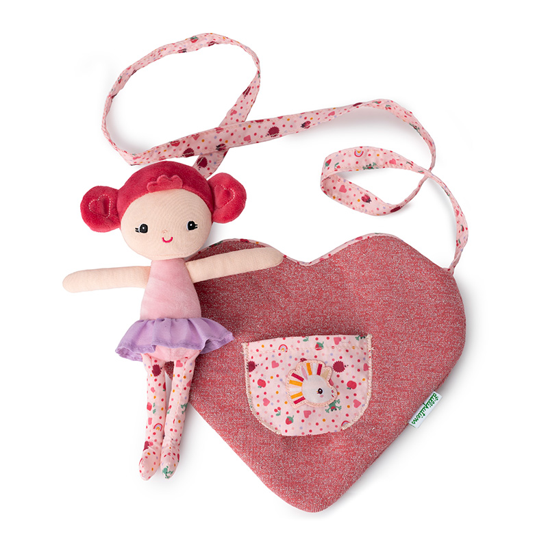 Muñeca Aline con Bolso Corazón