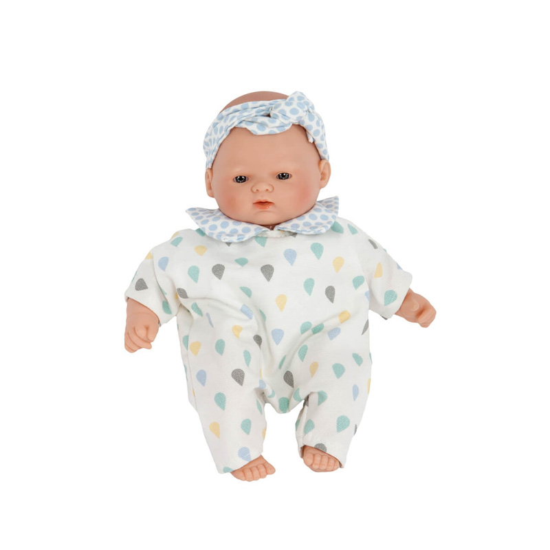 Muñeca Bebé 26 cm: Little Babies Gotas Azul