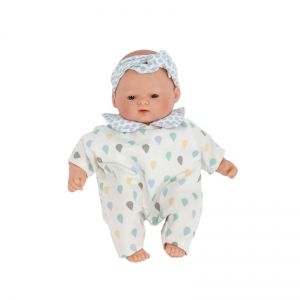 Muñeca Bebé 26 cm: Little Babies Gotas Azul Muñeca Bebé 26 cm: Little Babies Gotas Azul