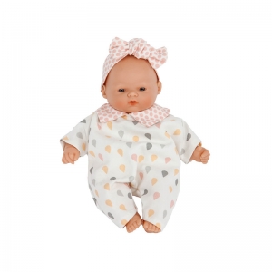 Muñeca Bebé 26 cm: Little Babies Gotas Rosa