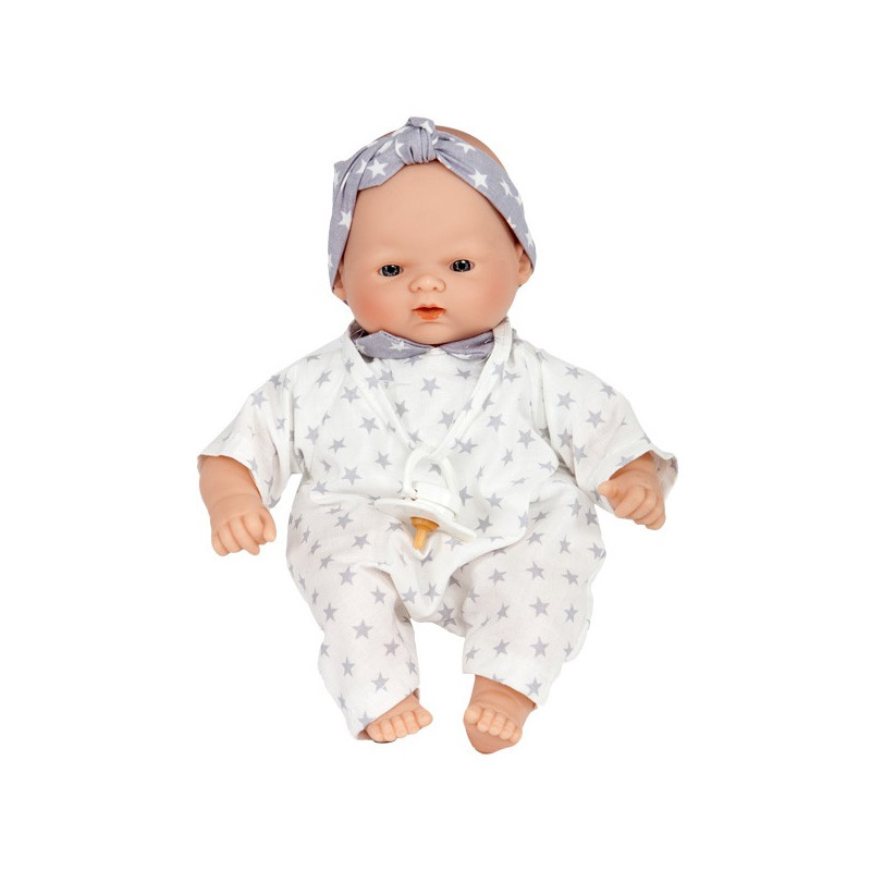 Muñeca Bebé 26 cm: Little Babies Stars Gris