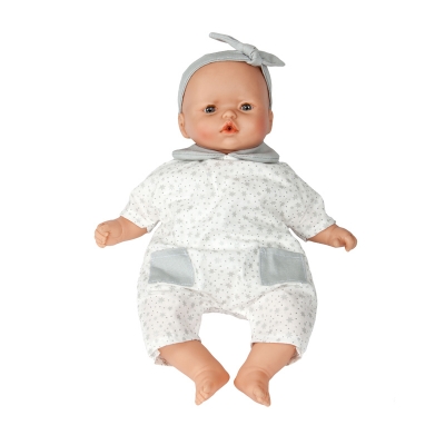 Muñeca Bebé 36 cm: Estrellitas Grises Muñeca Bebé 36 cm: Estrellitas Grises