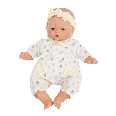 Muñeca Bebé 36 cm: Nins Gotas Amarillo Muñeca Bebé 36 cm: Nins Gotas Amarillo