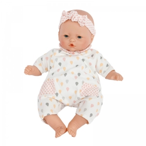 Muñeca Bebé 36 cm: Nins Gotas Rosa