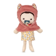 Muñeca Bebé Jeanne con Portabebés