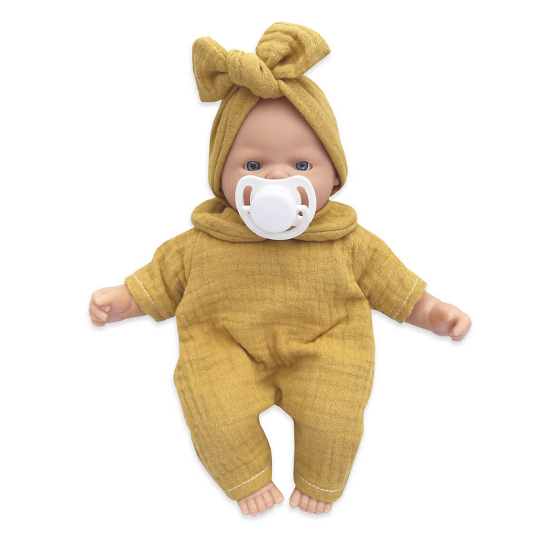 Muñeca Nina Bobble Mostaza 26 cm