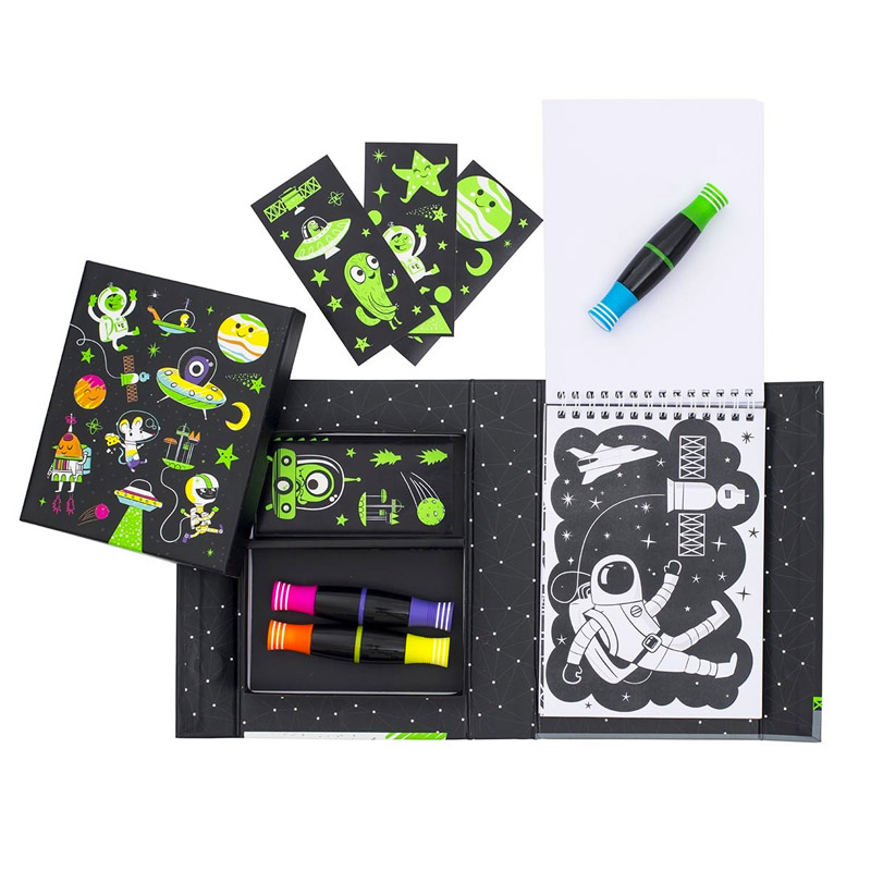 Neón Colouring Set: Espacio