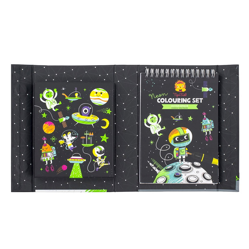 Neón Colouring Set: Espacio