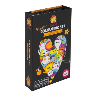 Neón Colouring Set: Glow Friends Neón Colouring Set: Glow Friends
