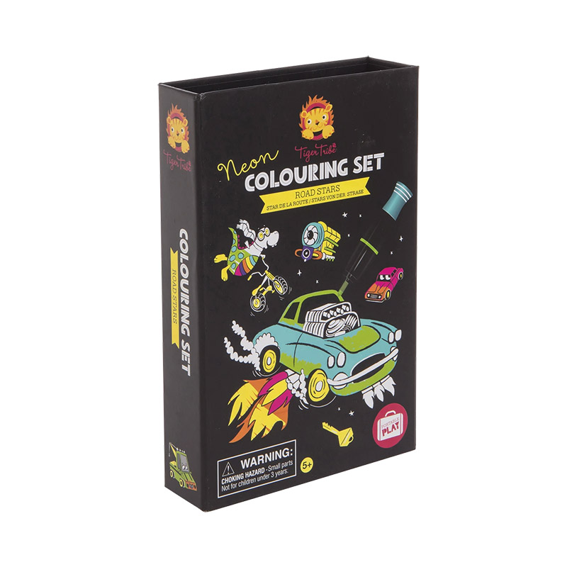 Neón Colouring Set: Road Stars