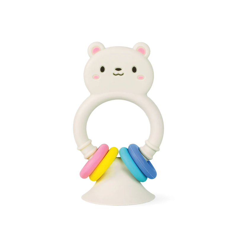 Ursinho de silicone Buddy para cadeira alta