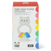 Ursinho de silicone Buddy para cadeira alta