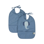 Pack 2 Baberos Impermeables Elefante