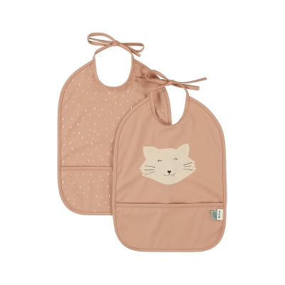 Pack 2 Baberos Impermeables Gato Pack 2 Baberos Impermeables Gato