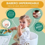 Pack 2 baberos sin mangas Huerto