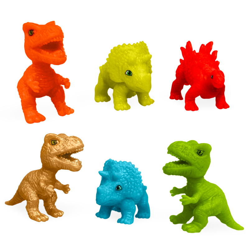Pack de 6 bombas de baño Surprise Dinos