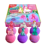 Pack de 6 bombas de baño Surprise Unicornios