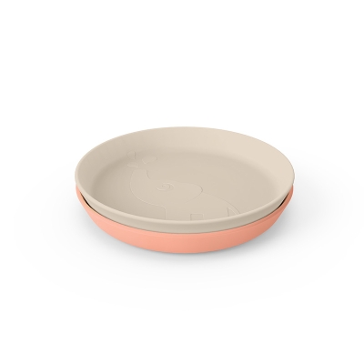 Pack de 2 Pratos Elphee Areia Coral Pack de 2 Pratos Elphee Areia Coral