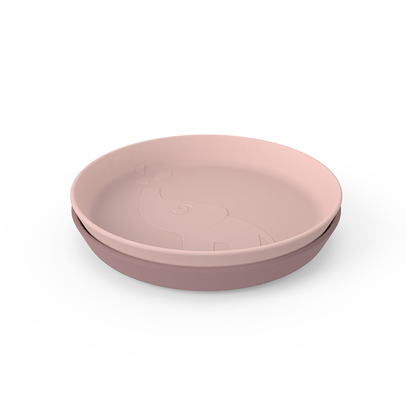 Pack de 2 Platos Elphee Rosa