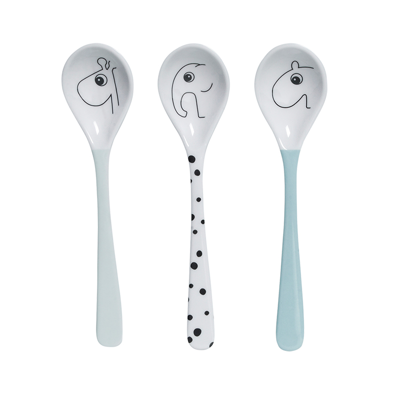 Pack de 3 Cucharas Happy Dots Azul