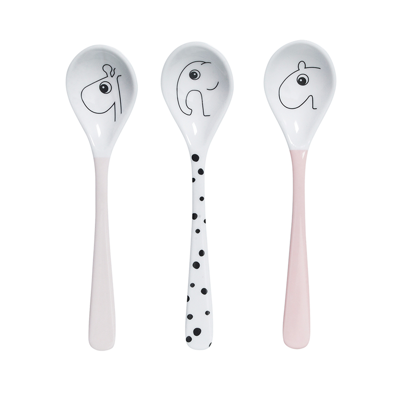 Pack de 3 Cucharas Happy Dots Rosa