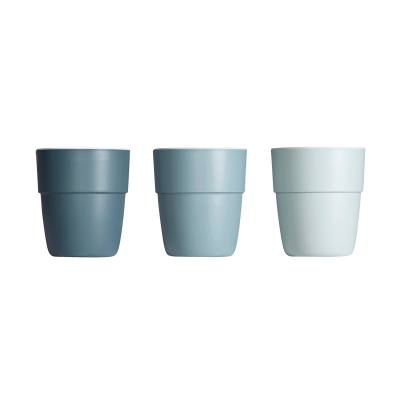 Pack de 3 Mini Tazas Yummy Azul Pack de 3 Mini Tazas Yummy Azul