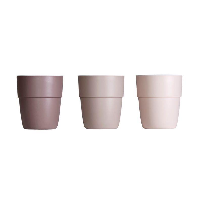 Pack de 3 Mini Tazas Yummy Rosa