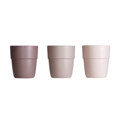 Pack de 3 Mini Tazas Yummy Rosa Pack de 3 Mini Tazas Yummy Rosa